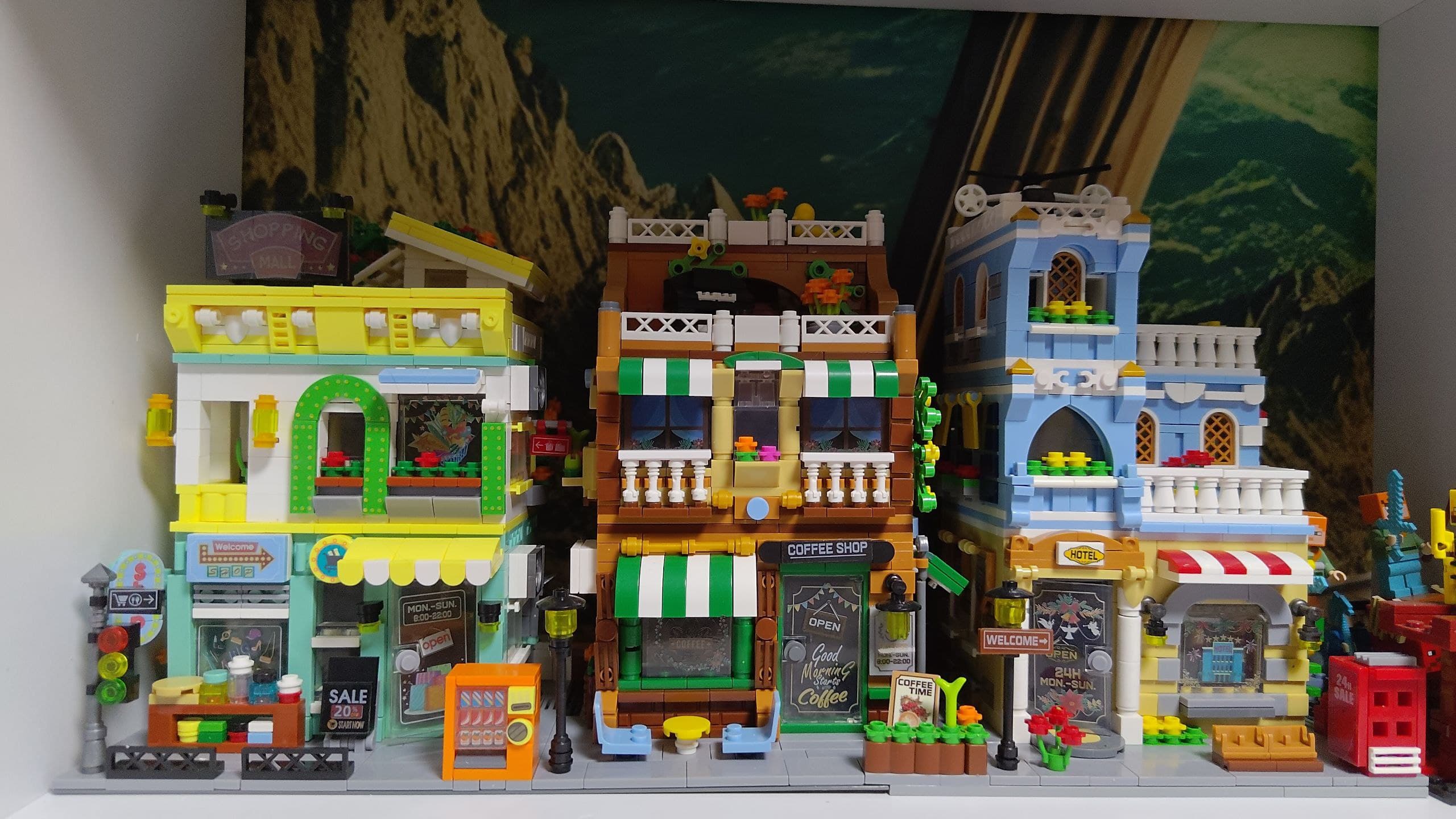 LEGO-Style Modular Street Trio